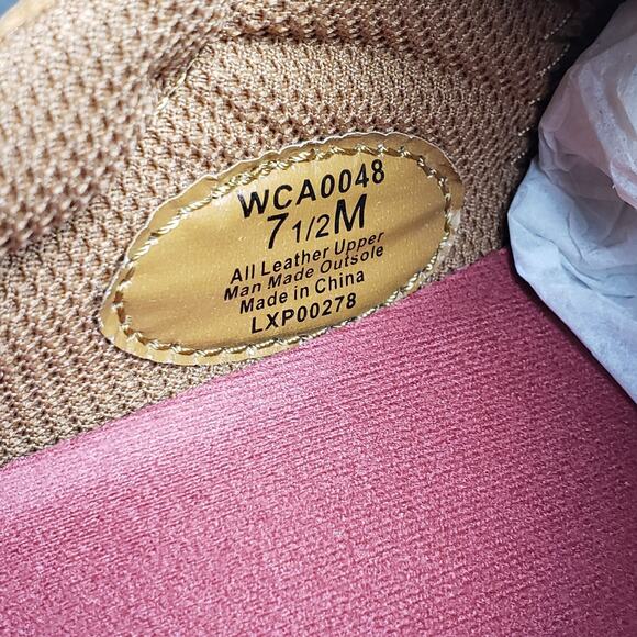 Twisted X Slip On Kicks Womens 7.5 Brown Leather Casual Comfort Western - Picture 10 of 10